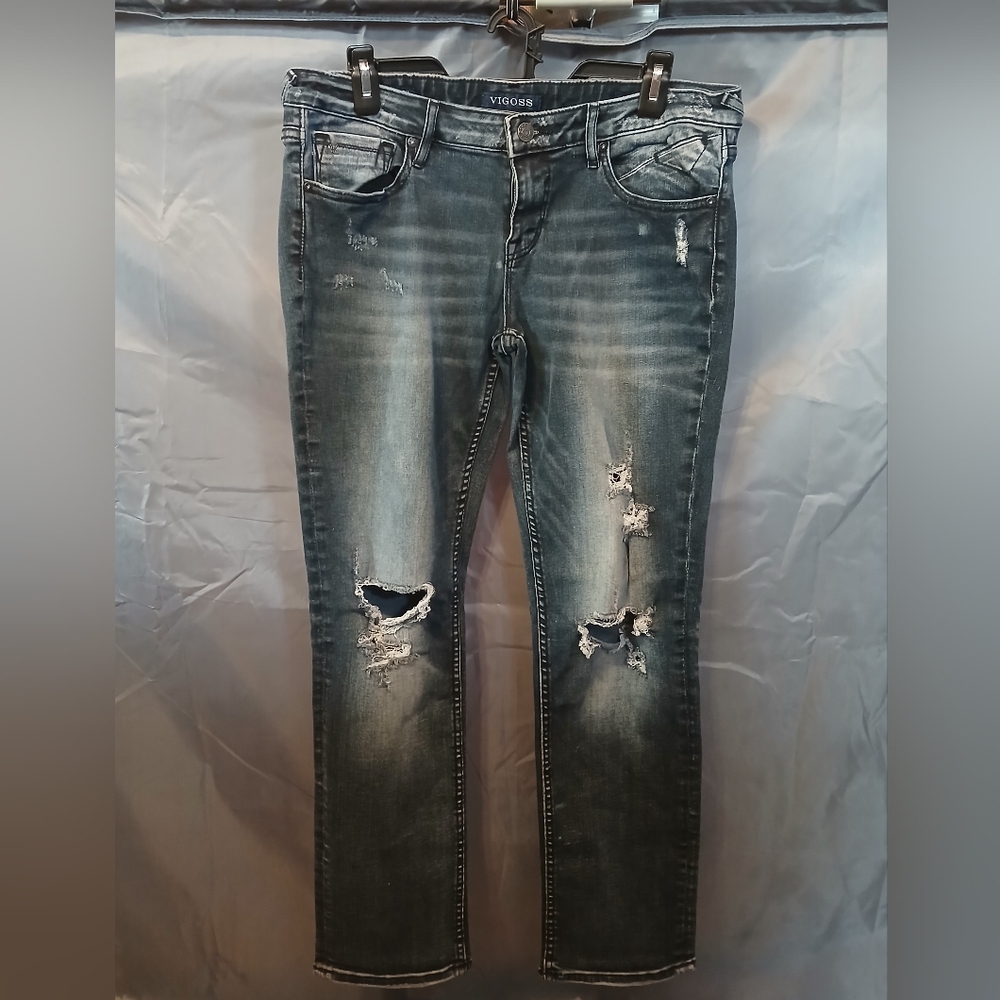 Vigoss The Thompson Tomboy Destructed  Jeans